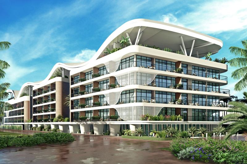 Anta Residence: the building with its wave-shaped roof