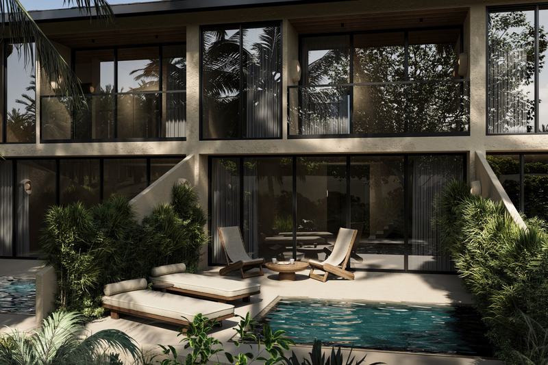 AURA Wellness Resort: main building with pools below the terraces