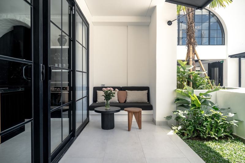 One-bedroom apartment in Canggu: garden terrace