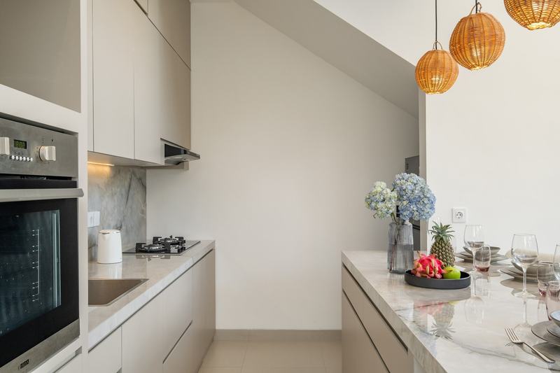 Two-bedroom villa in Canggu: the kitchen