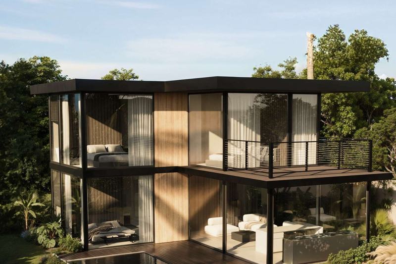 Dreamland Villas 2BR: rendering of the two-story villa