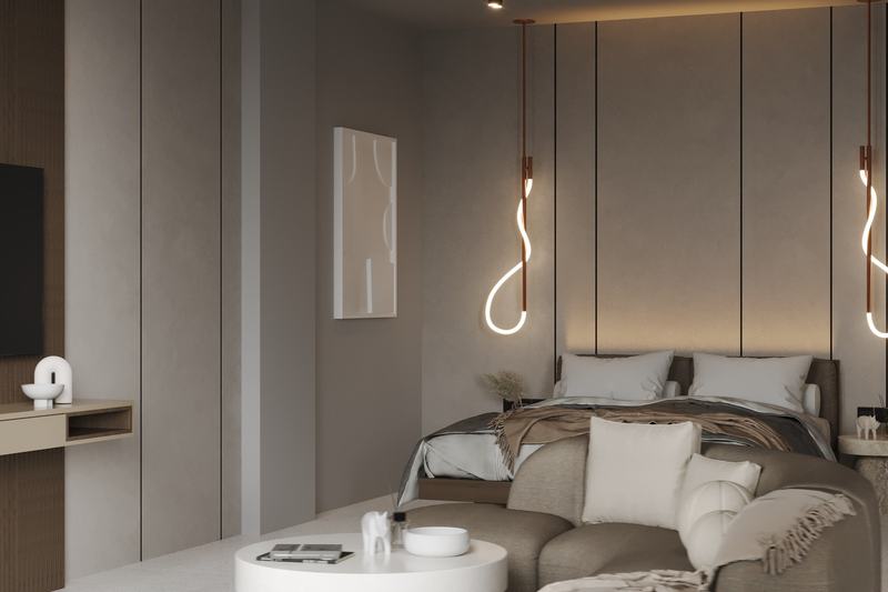 Elysium eco-city 2BR apartment: a bedroom