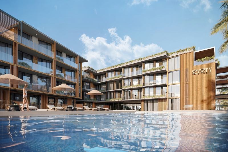 EVERY Bali: apartment block beside the pool