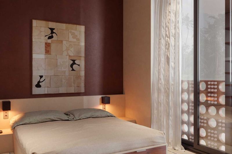 Gate 11 studio: the separate bedroom