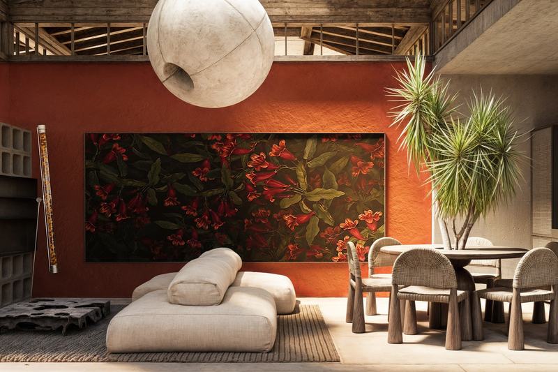 K-Village 1BR villa: lounge and dining corner (render)
