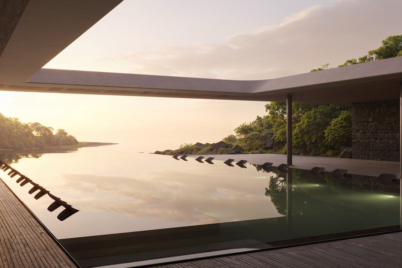 Luna Residences: pool with an ocean view
