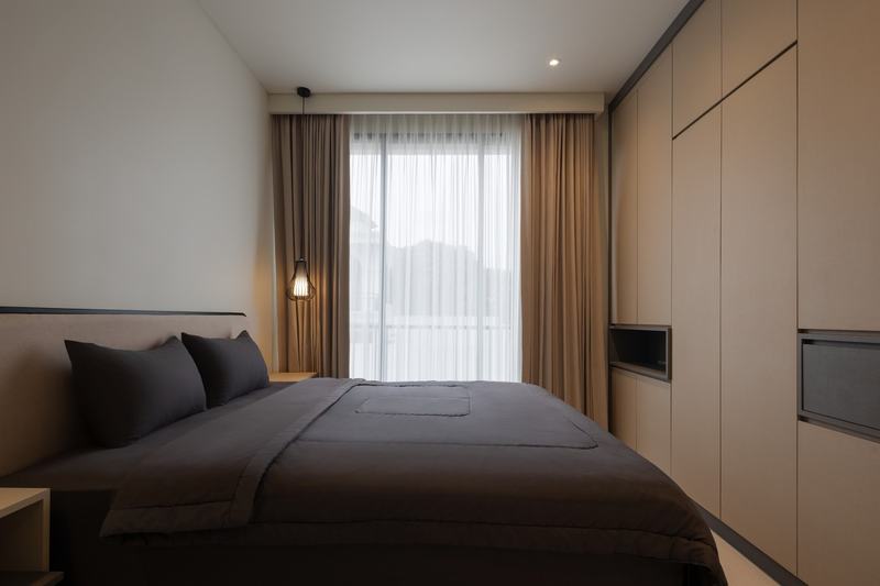 Two-bedroom villa with a pool, north Nusa Dua: main bedroom