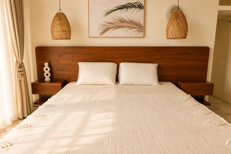 Two-bedroom villa above Pandawa, Nusa Dua: bedroom