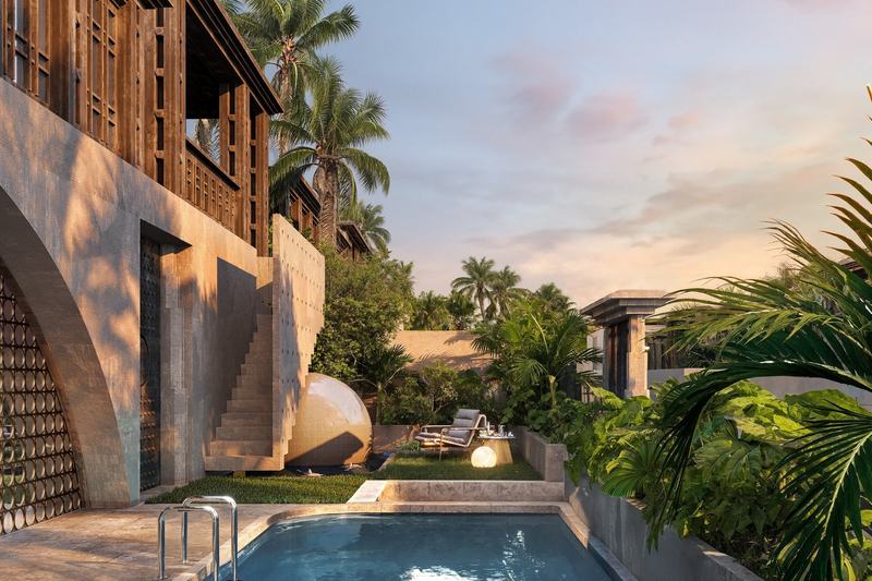 Origins by Bali Baza: terrace with a pool