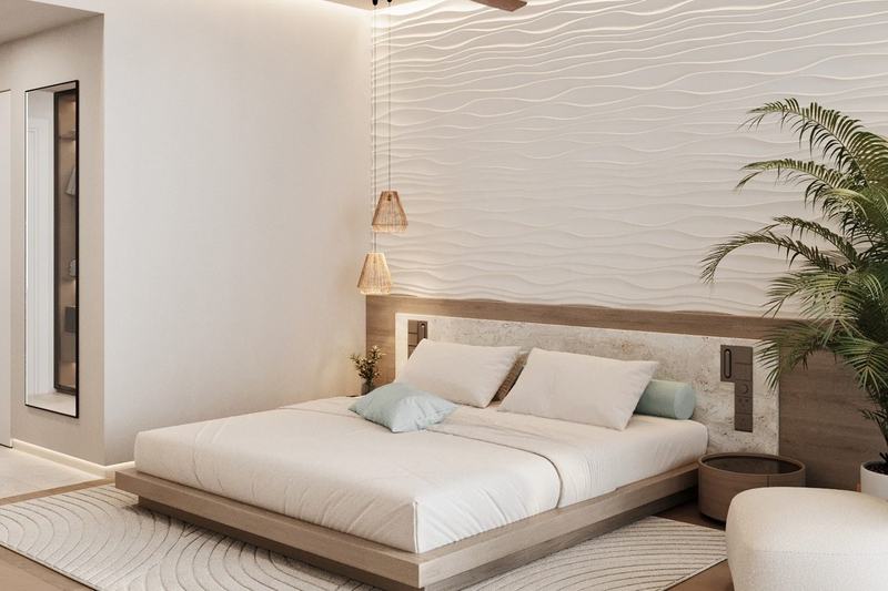 Ramada Home-room: king bed by a full-height window