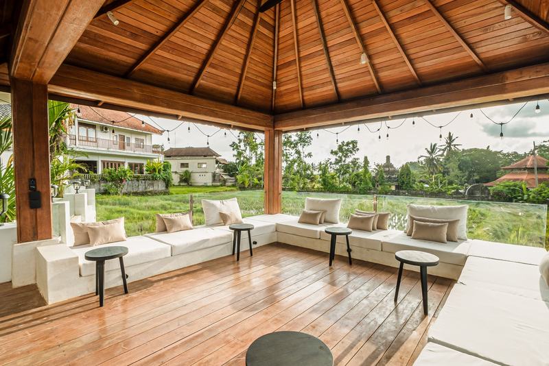 Sarang Satu: poolside lounge pavilion