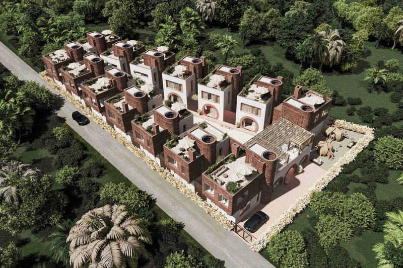 Savanna Villas: the complex among greenery, developer's render