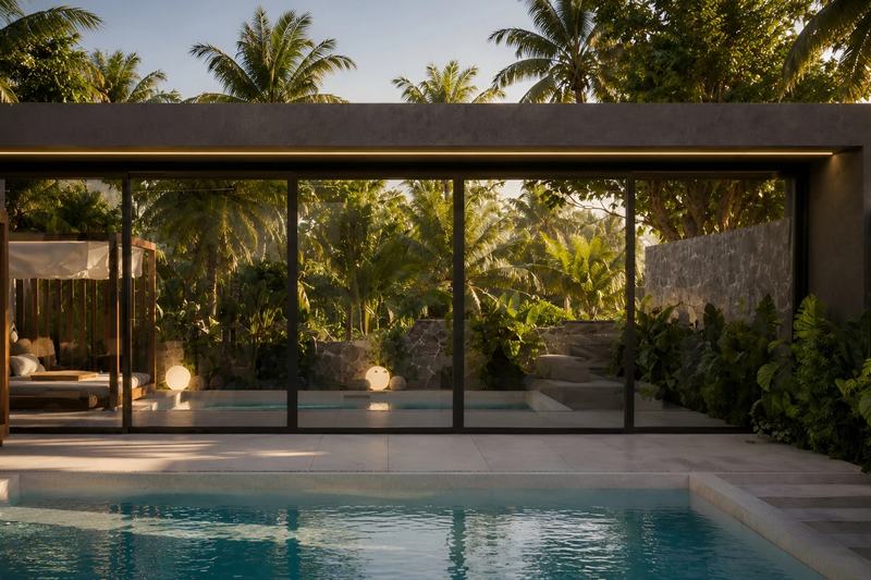 SECRET by INSHI 2BR villa: pool and deck