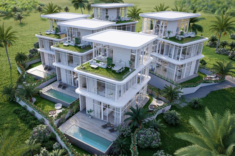 Seseh Ocean Breeze: منظر جوي للمجمع