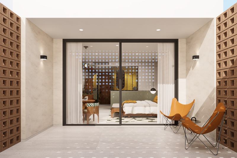 SOMOSHOTELS: two armchairs on a private terrace