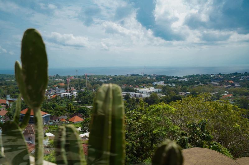 Sunny Samudra: ocean and Pecatu from the roof, developer photo