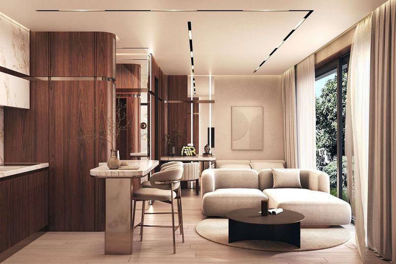 TAO Club House 39 m² studio: kitchenette