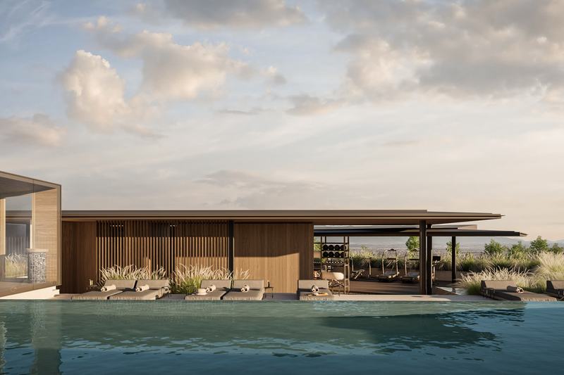 The Ease Canggu: pool and wellness pavilion