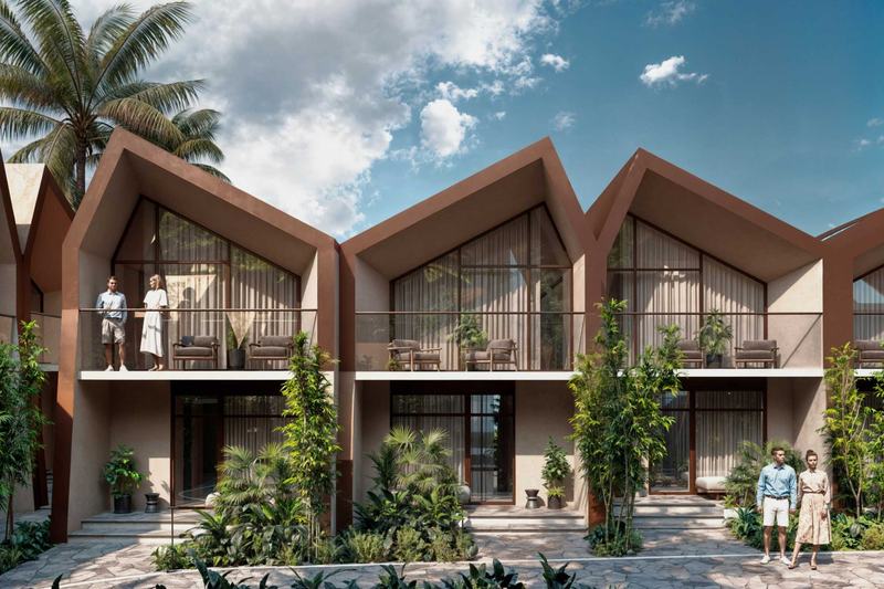 Ubud Dream: two-story villas with balconies