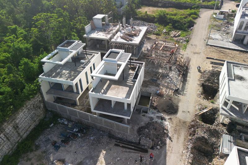 Ungasan Melasti Villa II: foto de dron de las villas en construcción