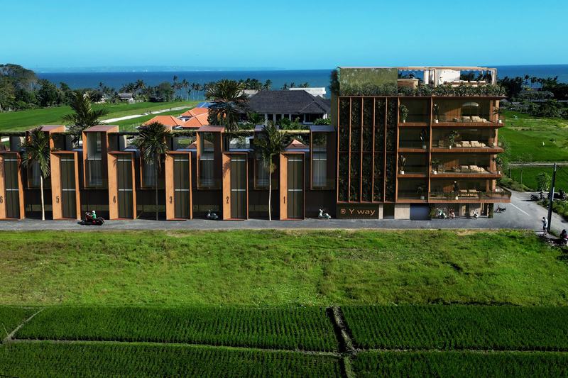 Y-WAY: the block rising over rice paddies