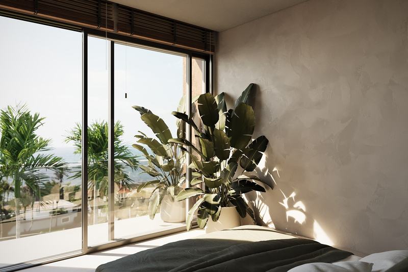 Y-WAY: bedroom with its own balcony