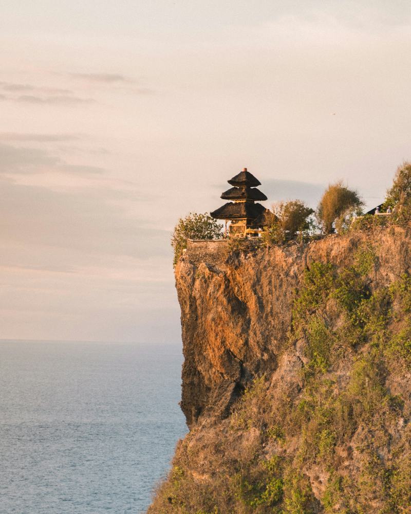 Uluwatu cliffs and ocean on the Bukit Peninsula