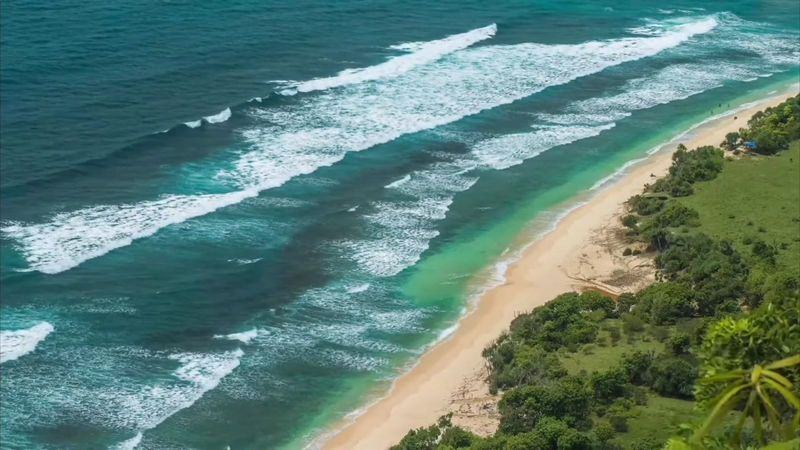 A villa in Bali: a still from our video