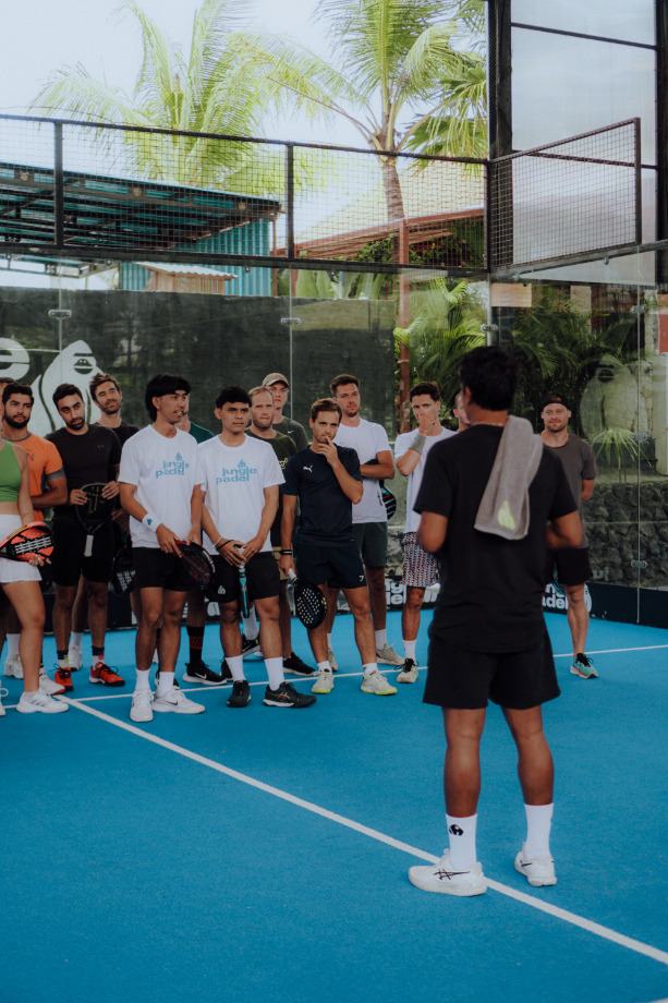 Jungle Padel academy training session