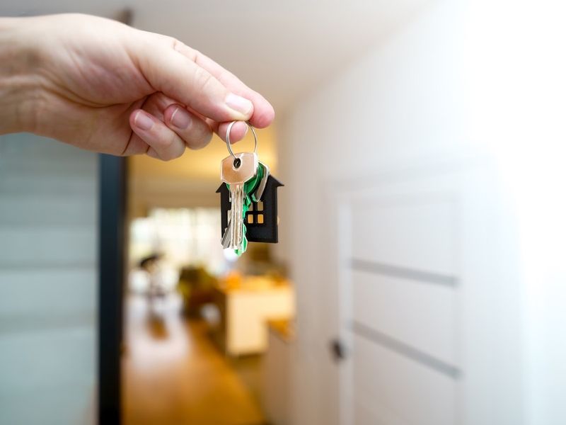 Real estate agent meeting a client