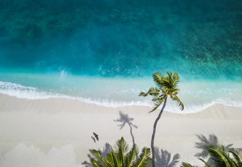 Bali beach at sunset