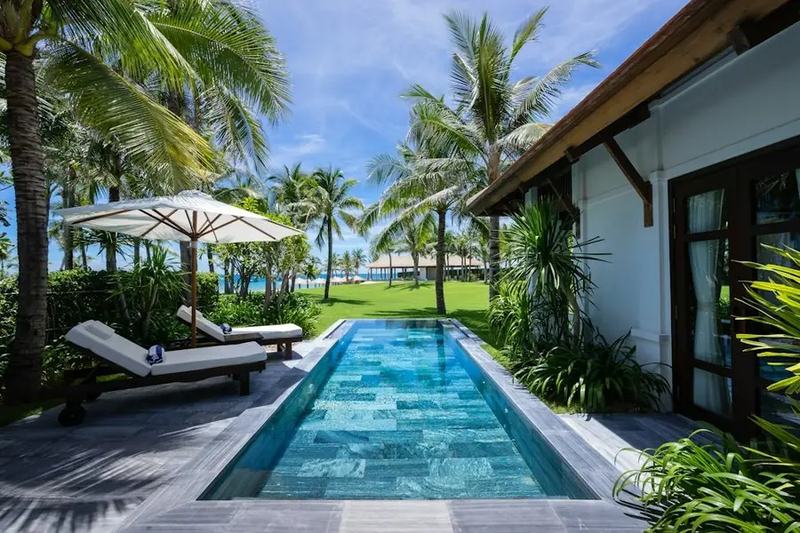 Villa pool and terrace