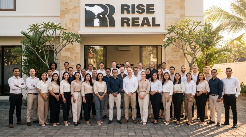 Rise Real Bali team at work